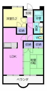 スリーエイト北町【306号室】の間取り