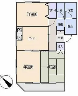 ザ・ブライトン【302号室】の間取り