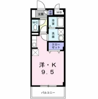アビタシオン(洞町)【203号室】の間取り