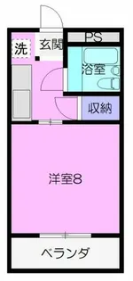 サンライズ深津【C-1号室】の間取り