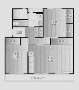 サンワード大友【1階】の間取り