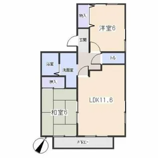 マノウールSAKAE【2階】の間取り