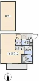 スターブルⅡ【203号室】の間取り