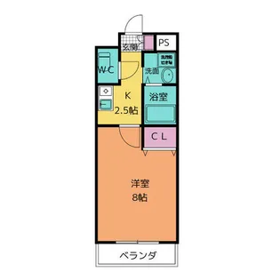 エトアール平針Ⅰ【2階】の間取り