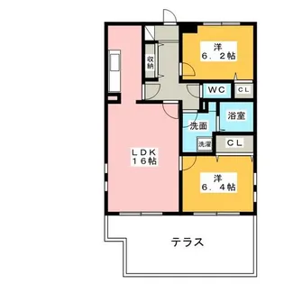 シャトー犬山【4階】の間取り