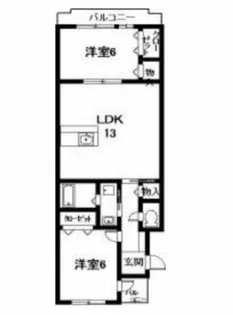 ドミールTF【3階】の間取り