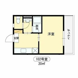 ファーストマンション【102号室】の間取り