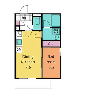 イースタンヒルズ東山公園【302号室】の間取り