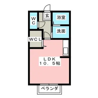 オルテンシア【2階】の間取り