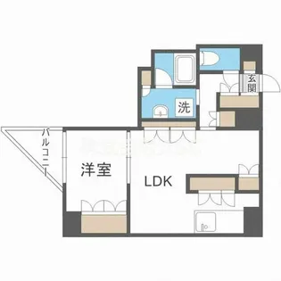 ビエラコート内久宝寺【1106号室】の間取り
