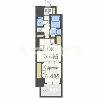 コンフォリア北堀江一丁目【311号室】の間取り