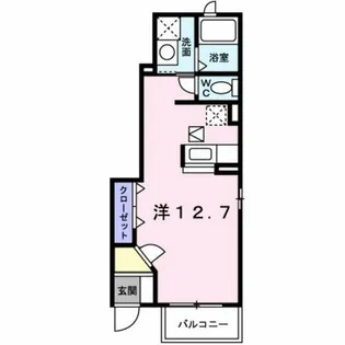 エスポワール梅ノ木南館【1階】の間取り
