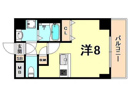 VERDE西宮【6階】の間取り