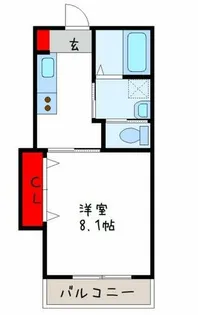 ルシェリア桜ヶ丘【1階】の間取り