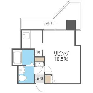 レジディア札幌駅前【15階】の間取り