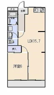 ゴールデンドーン【105号室】の間取り