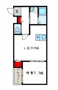 クレスト高安町南【2階】の間取り
