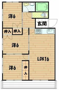 ドミール光ヶ丘【505号室】の間取り