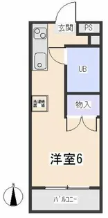 サニーハウス宇頭A【103号室】の間取り
