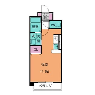 トロワジェーム E【5階】の間取り