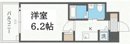 エスリード江戸堀【11階】の間取り