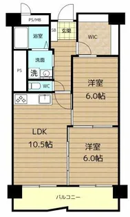 都島ロイヤルハイツ【11階】の間取り