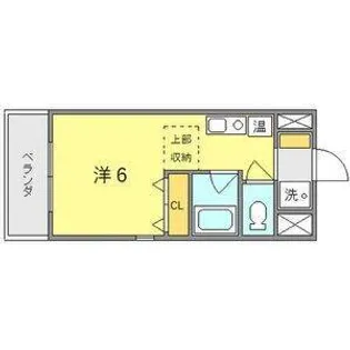 1Rの間取り画像