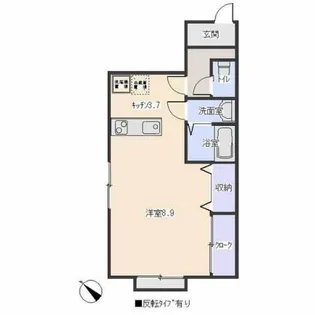 ドエル・ガラージュ【1階】の間取り