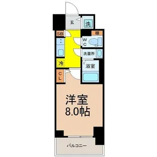 CREST TAPP新栄【10階】の間取り