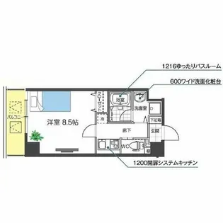 プレシオ小阪【8階】の間取り