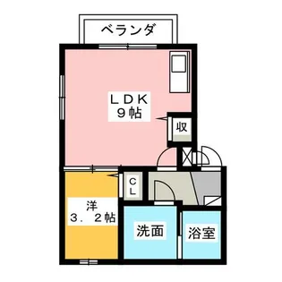 アリビオ【3階】の間取り