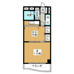ノールルミエール黒川【4階】の間取り