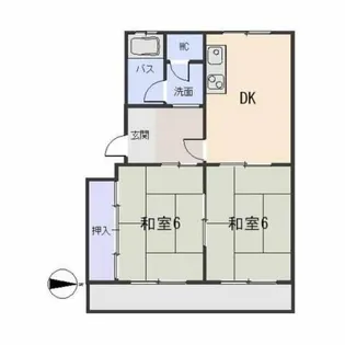 ハイツ神田【B3号室】の間取り