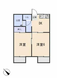 やなぎハイツ【102号室】の間取り