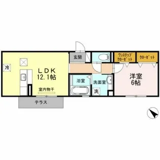 アルト8【1階】の間取り