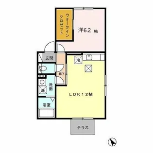 メゾン四季彩【A101号室】の間取り