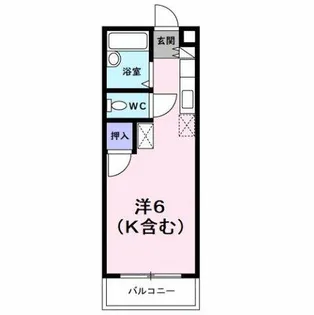 リバーサイド翠【2階】の間取り