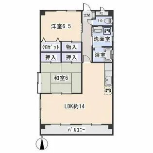 プレステージ27【307号室】の間取り