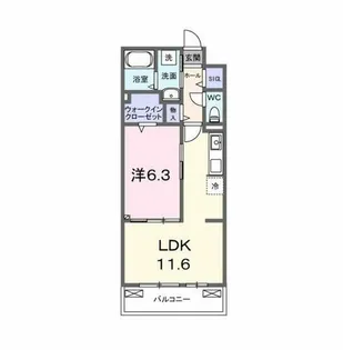 グランウエスト・J【2階】の間取り