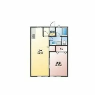 ボイス中島【1階】の間取り