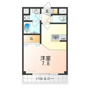 Primo鳳【5階】の間取り