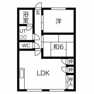 朝日ビル【403号室】の間取り