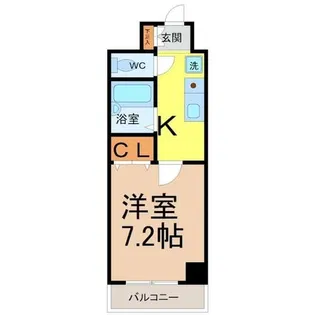 ソレイユ東海通【3階】の間取り
