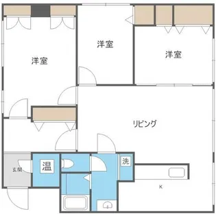 ライオンズマンション中島公園【1001号室】の間取り