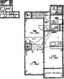 ラーラY・S【C202号室】の間取り