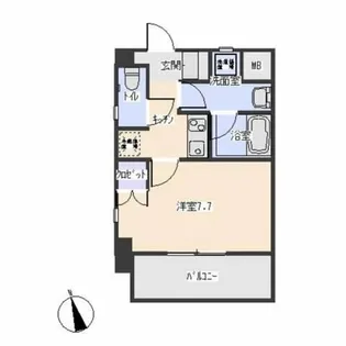 ESPERO【203号室】の間取り