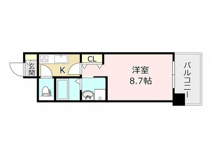 Bay Ridge ベイリッジ【7階】の間取り
