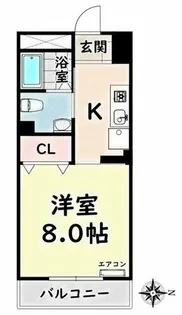 マイプレイス大同【4C号室】の間取り