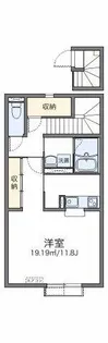 1Kの間取り画像