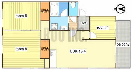 マンションSui【3階】の間取り